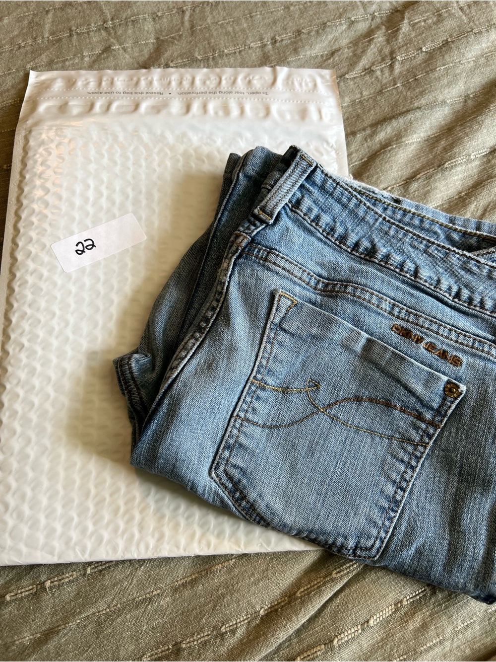 DKNY Light Blue Straight Leg Women's Jeans